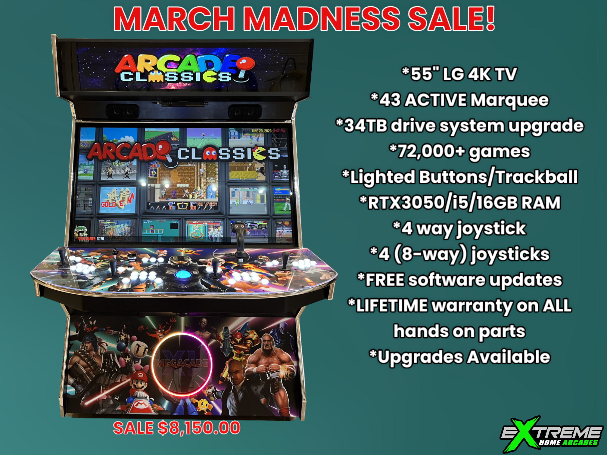 MegaCade XL March Madness Sale-Photoroom