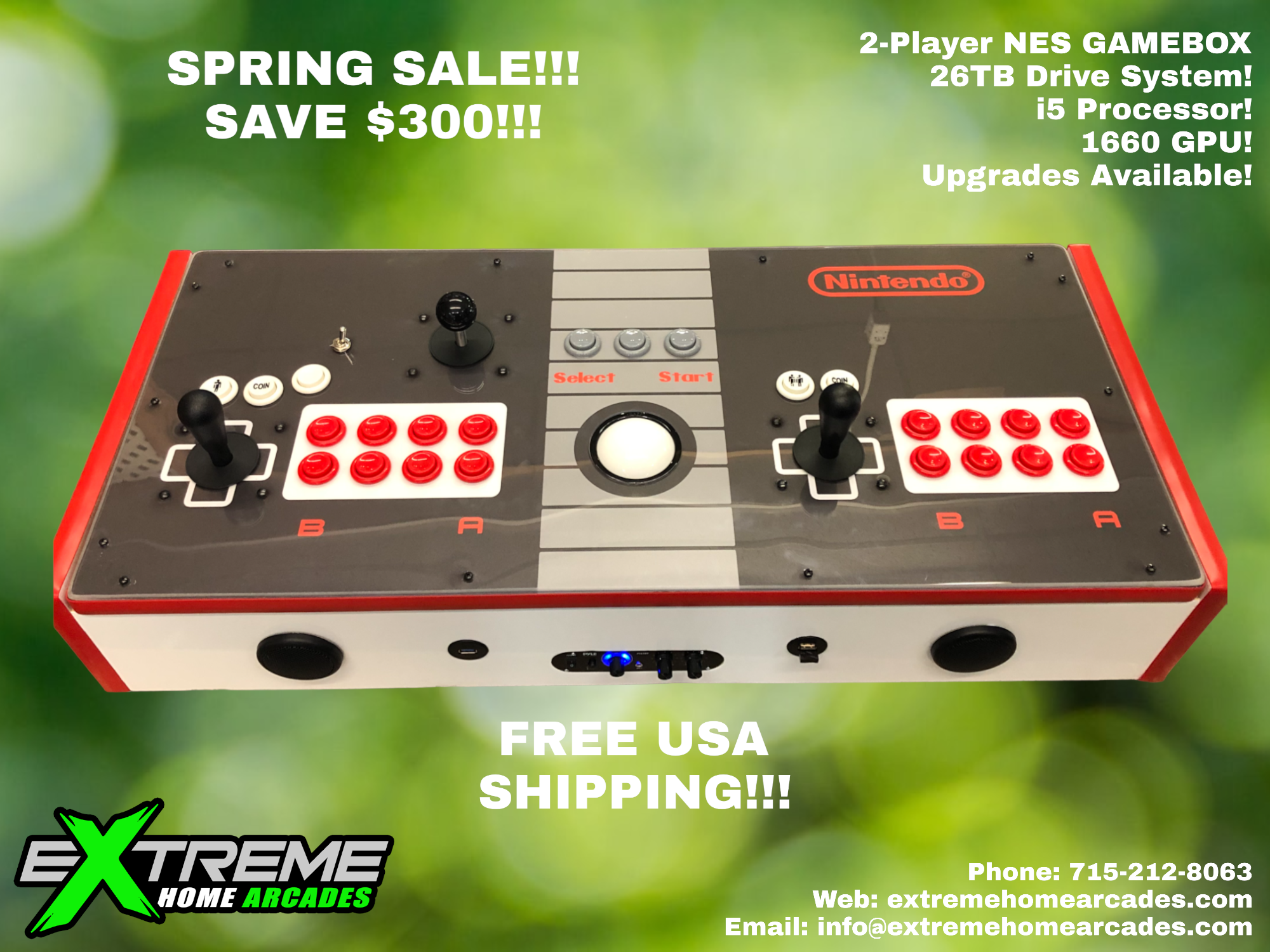 Spring Sale NES GAMEBOX