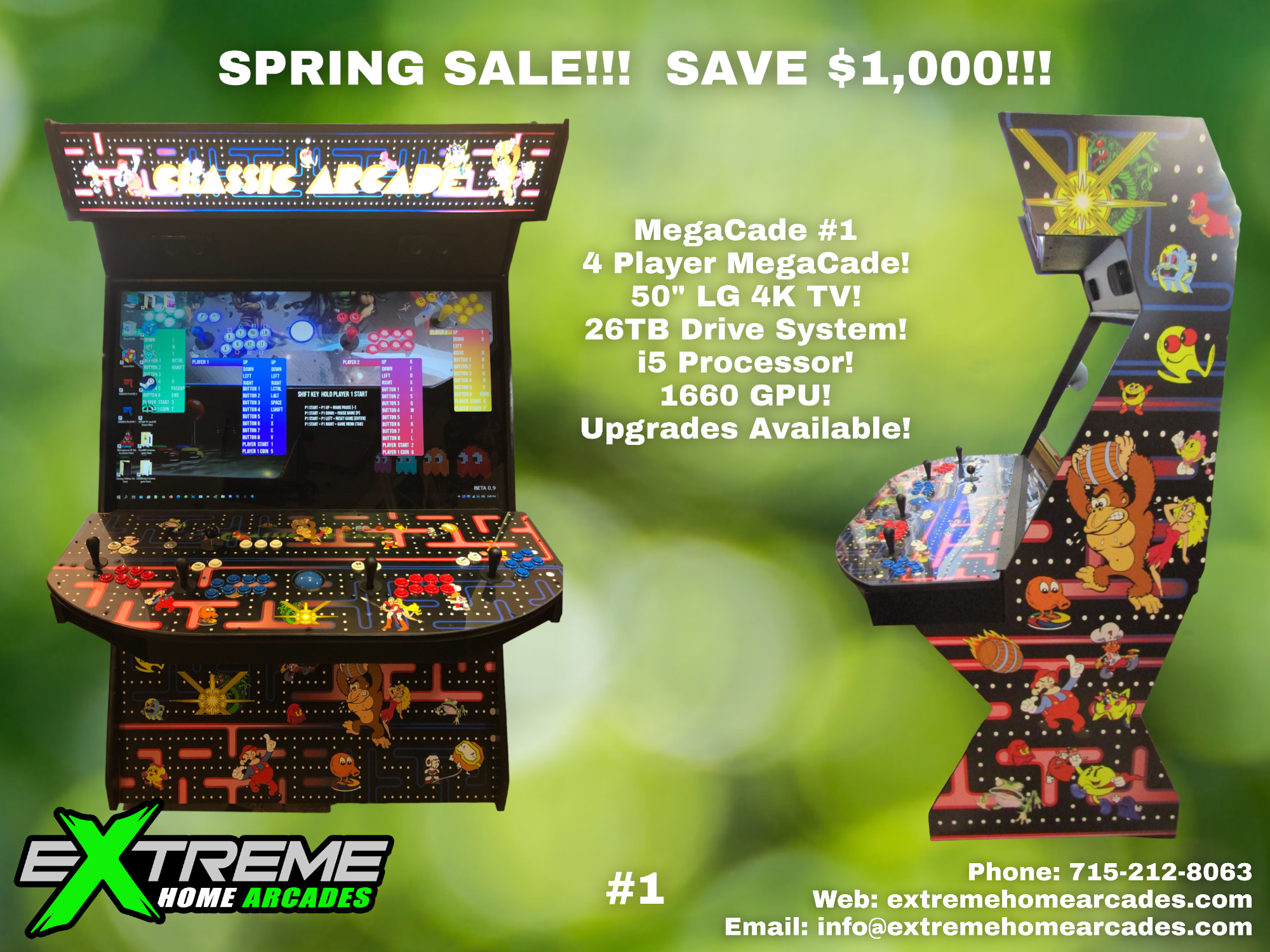 spring sale megacade 1-1